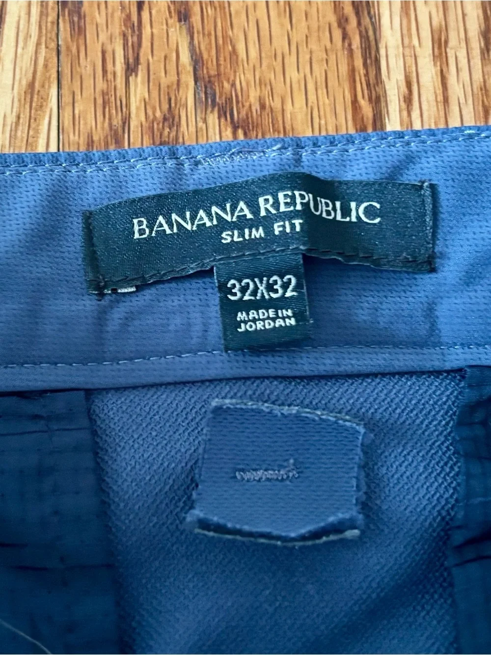 Banana Republic Slate Blue Performance Chinos